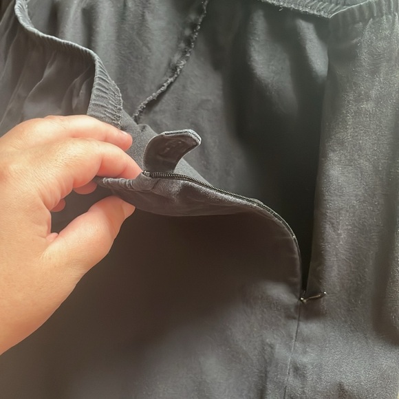 Eileen Fisher Elastic Stretchy Waist Cotton 5% Spandex Skinny Pants Size Large - Picture 9 of 9